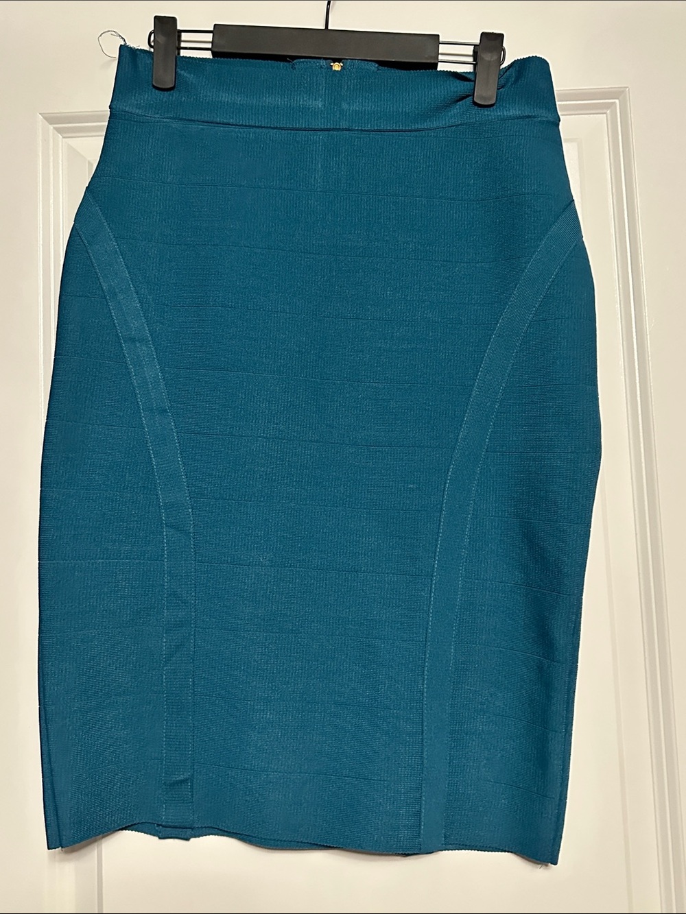New Look Teal Bandage Pencil Skirt